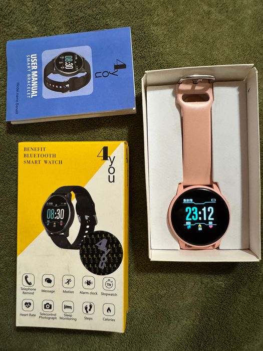 Смарт-годинник 4You Benefit Bluetooth рожевий