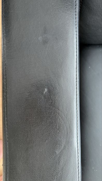 Sofa czarna narozna