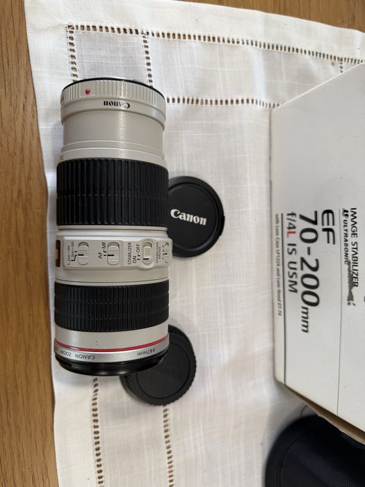 Canon EF 70-200mm f/4 L IS (estabilizada) - impecavel