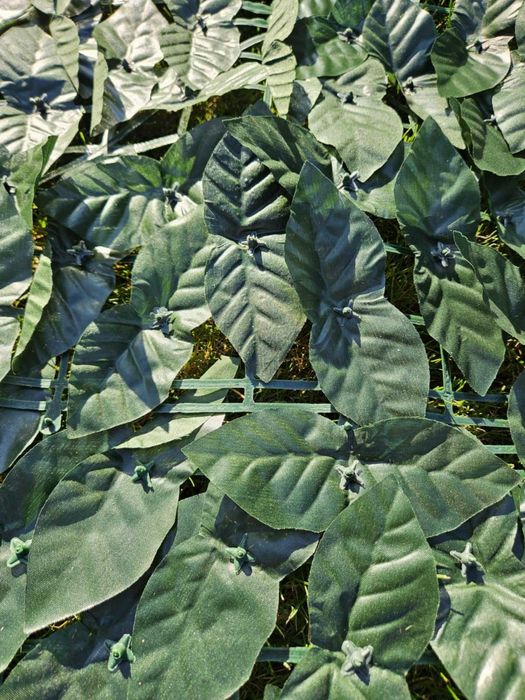 SIATKA MASKUJĄCA Na Ogrodzenie Sztuczny Bluszcz ŻYWOPŁOT Liście