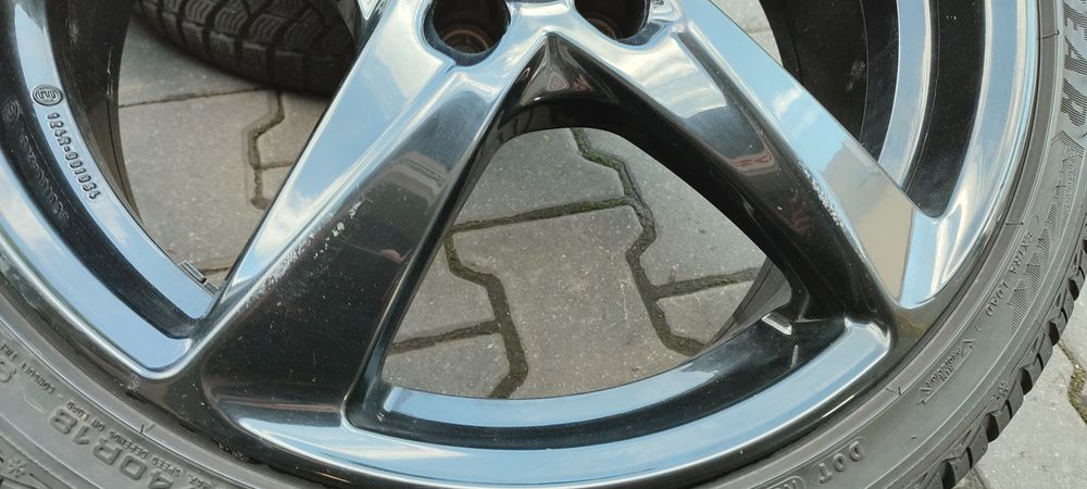 18" 7.5J 5x108 Komplet felg aluminiowych RC