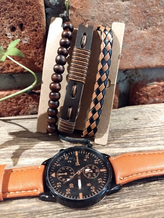 Zegarek + 3 bransoletki