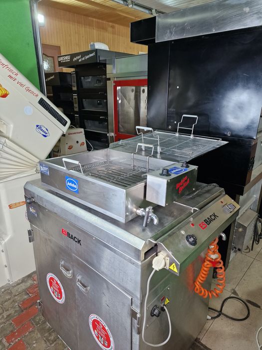 Фритюрница жаровня Jufeba для жарки берлинеров пончиков котлет 60-40