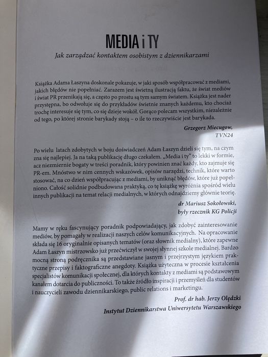Media i Ty Adam Łaszyn