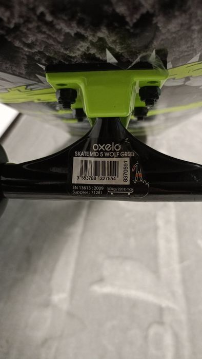 Deskorolka oxelo skate MID 5 Wolf green