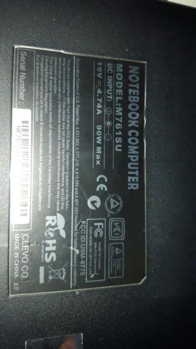 portatil insis notebook m761su peças