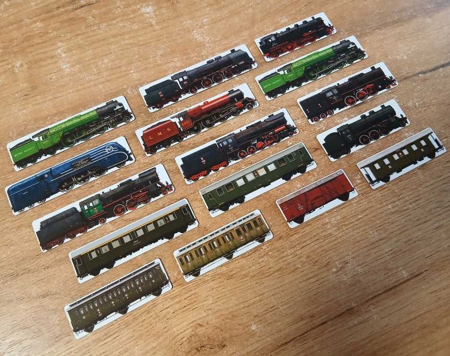 Magnesy pociągi zestaw mini - Magnesiki-Kolejowe.pl