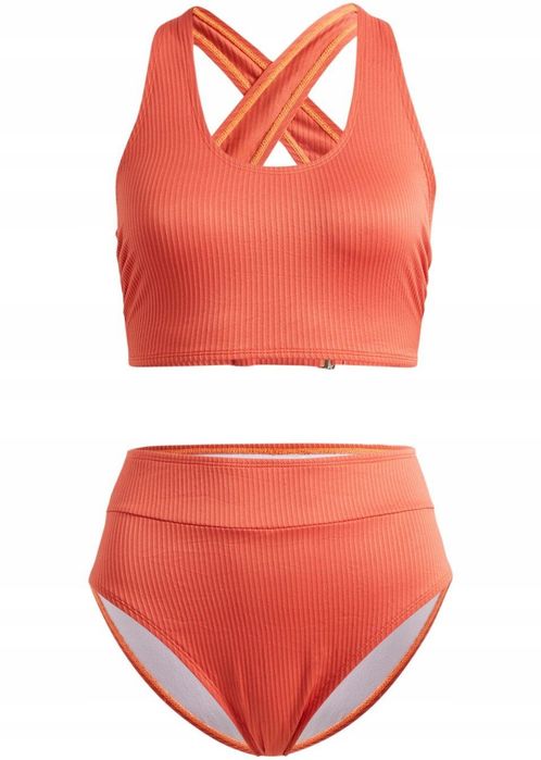 B.P.C bikini rude prążkowany materiał 42.