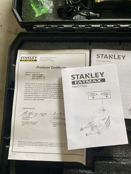 Laser krzyżowy Stanley FATMAX