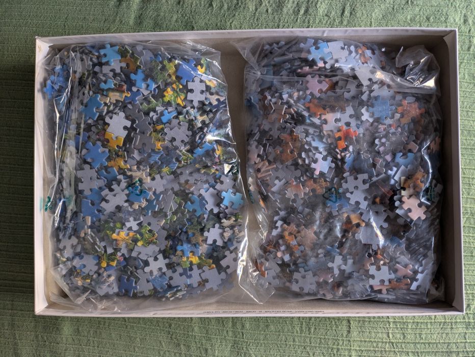 2x Puzzles 1000 peças, Novos