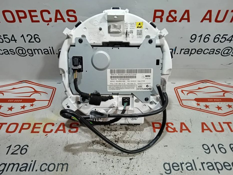 Quadrante Painel de Instrumentos e GPS Mini Cooper R55 R56 R57