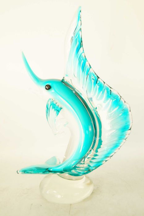 Figura szklana murano style RYBA rybka duża piękna