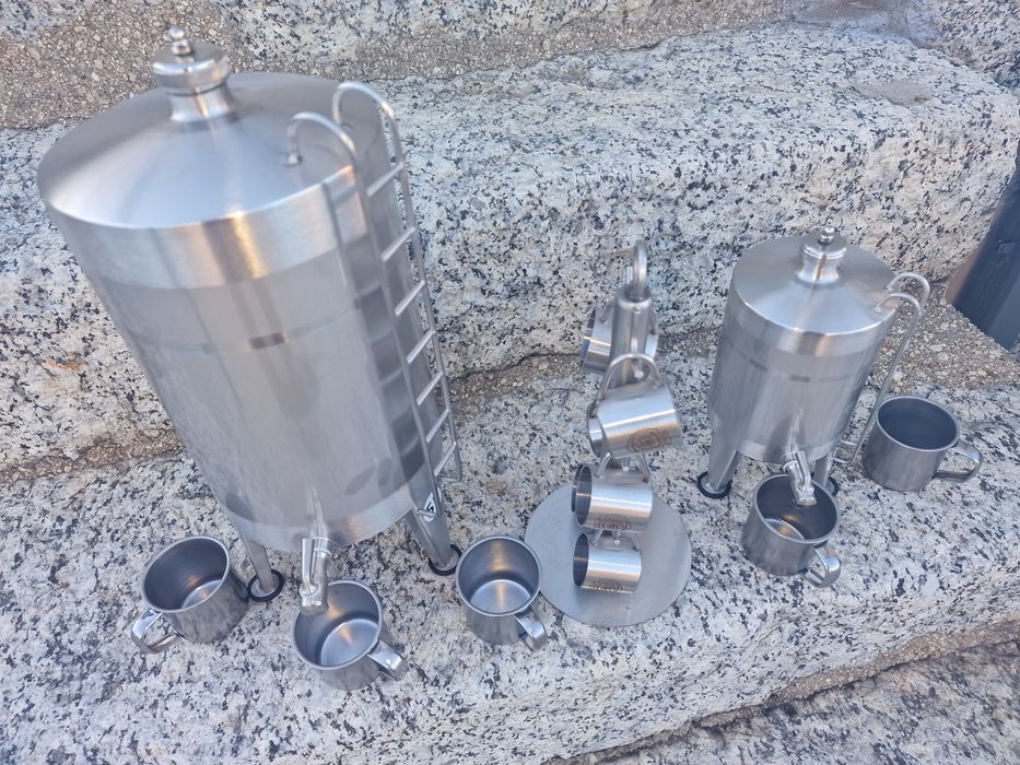 Cubas inox polidas oferecer no natal