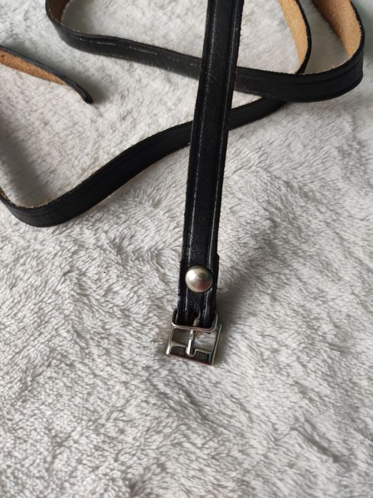 Cienki pasek ozdobny do sukienek Basic nowy