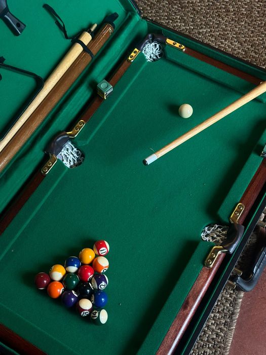 Snooker muito antigo coleção