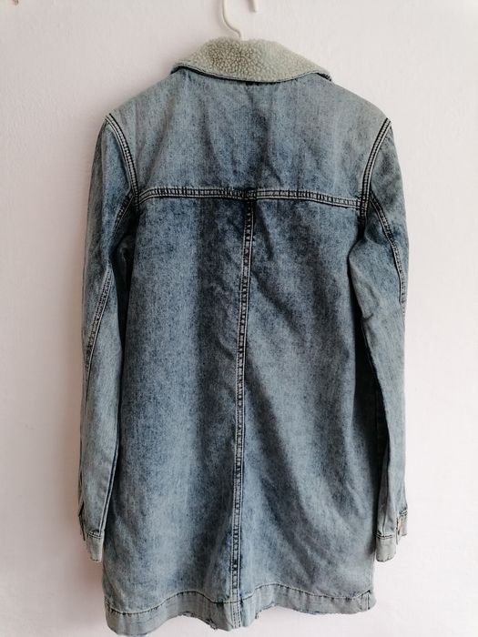Nowy jeansowy płaszczyk Global Funk rozm. S