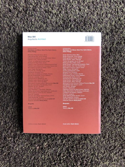 2G 29/30: Max Bill. Architect