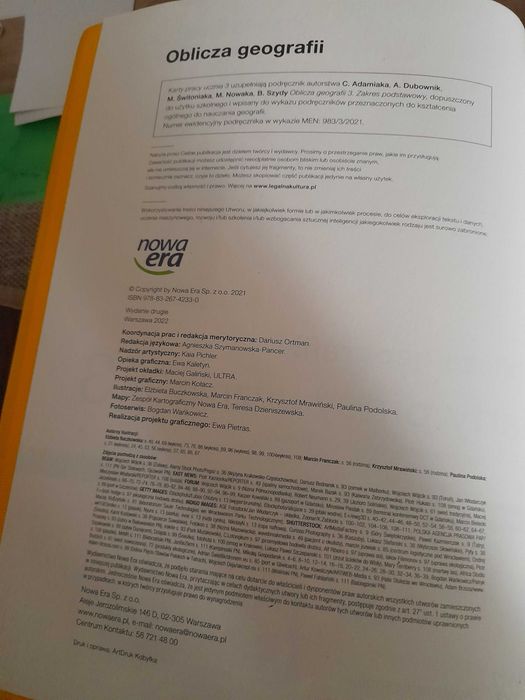Oblicza geografii.