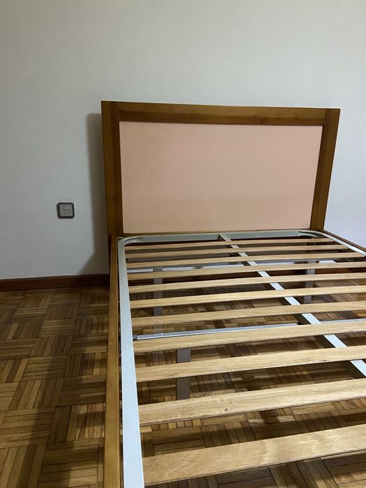 cama estrado + colchão