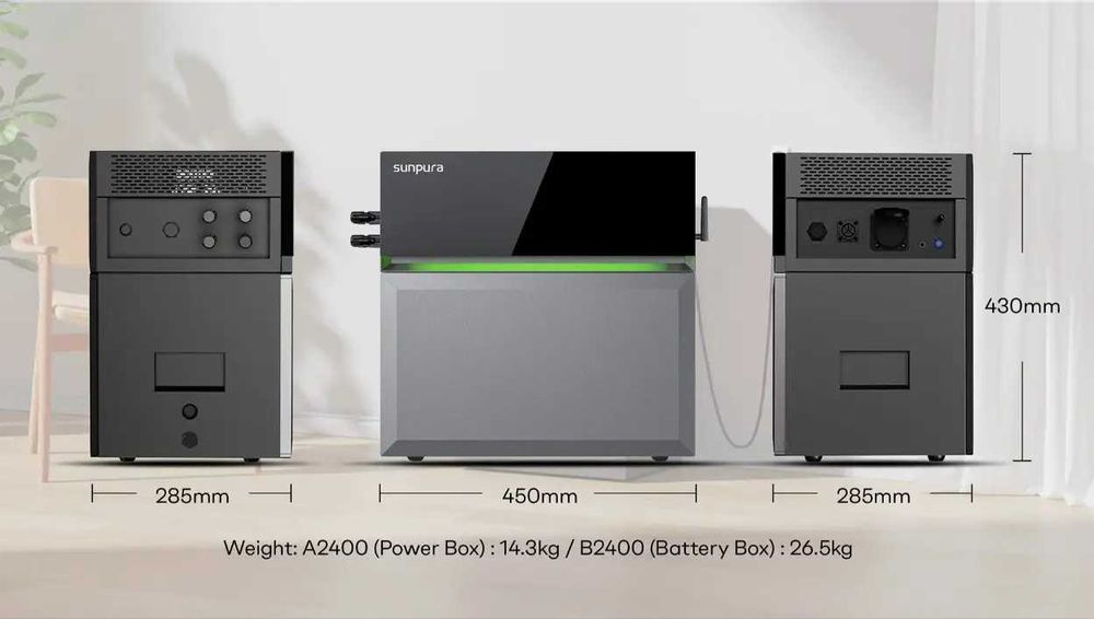 Зарядна станція Sunpura S2400 | 2.4кВт | 2400Вт | LiFePO4