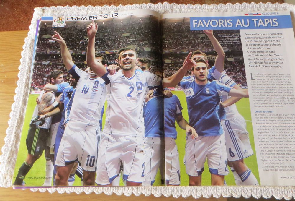 Revista Onze Mundial Especial Euro 2012  Poster Gigante equipa Espanha