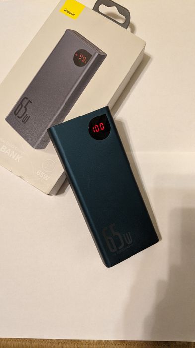 Павер банк Baseus 65W. Для ноутбуків. Оригінал