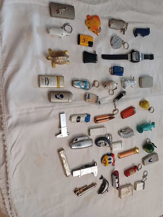 coleção isqueiros - vários - ver fotos