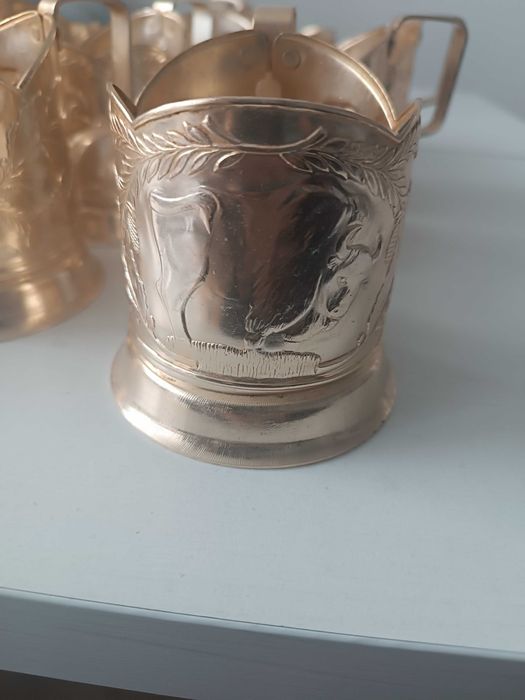 Koszyczki na szklanki vintage