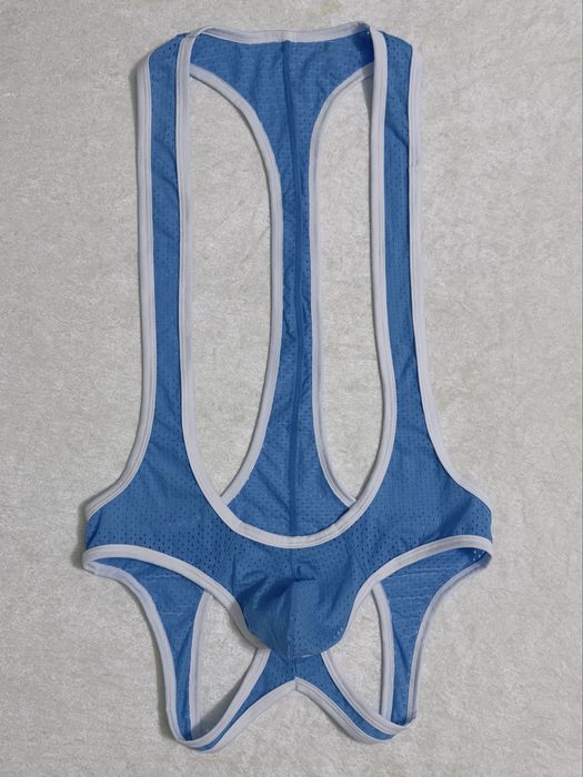 Чоловічий спортивно-еротичний боді-джок з відкритою спиною EUR L / XL