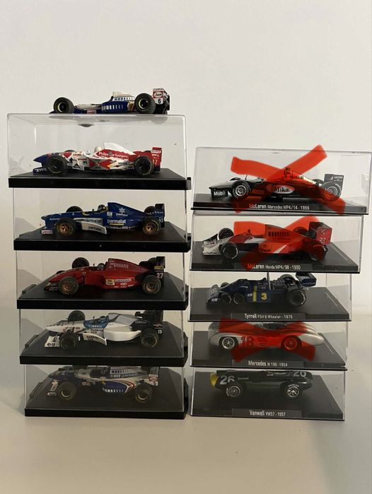 Carros Miniaturas F1 1:43