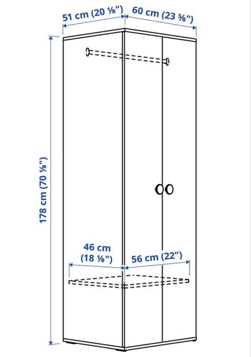 Szafa GODISHUS Ikea, stan bb dobry OKAZJA