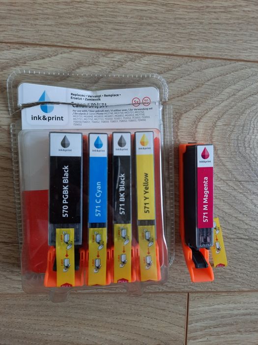 tusze do drukarki Canon 570/571