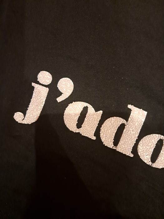 Czarny t-shirt damski bawełna Jadore  165 168 S M 36 38
