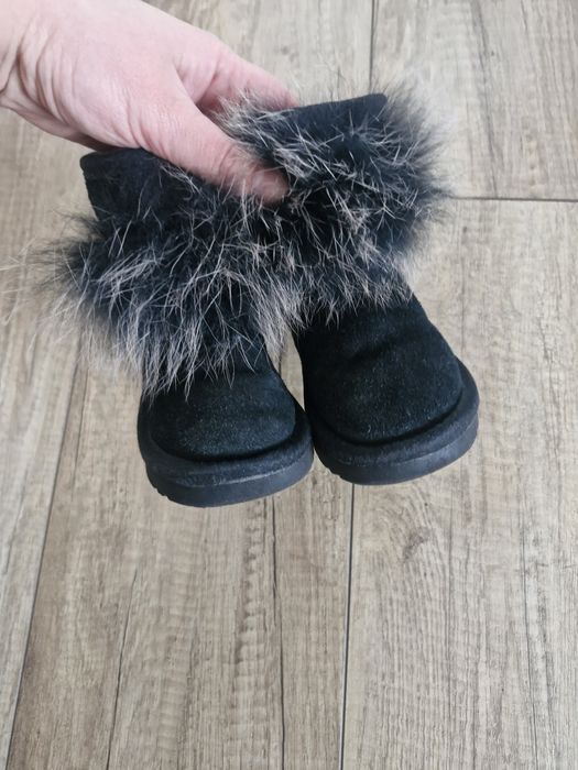Угги дитячі чорні 26 розмір, сапожки, ботінки черевики теплі сапожки,