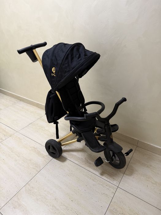 Дитячий велосипед QPlay Nova+ RubberGold триколісний дитячий