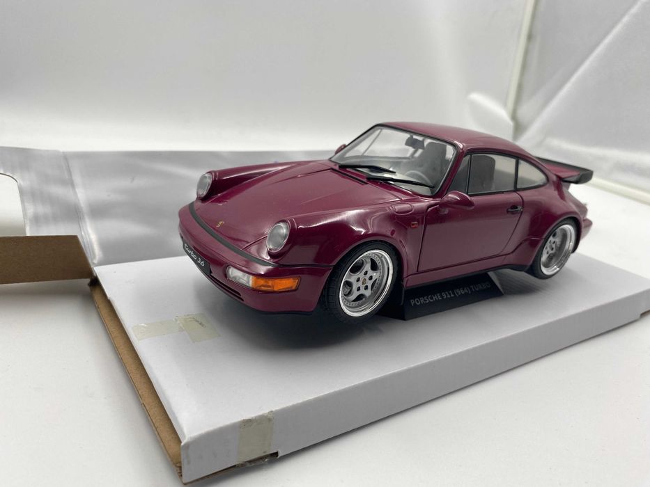 [REZERWACJA] 1:18 Porsche 911 (964) Rubystone Red (Solido)