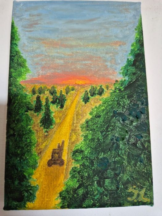 Pintura, Tela 10 x 15, Óleo.
Painting, Canvas 10 x 15, Oil.