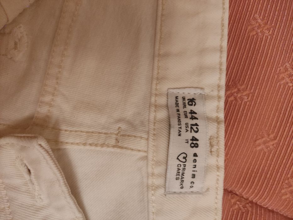 Calças brancas Primark