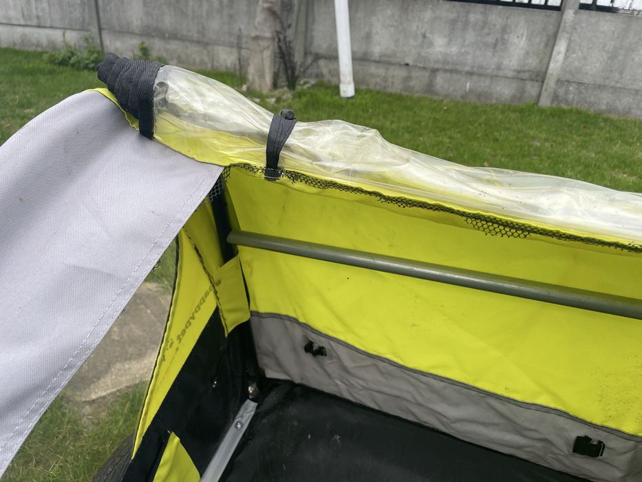 Przyczepka rowerowa dla psa