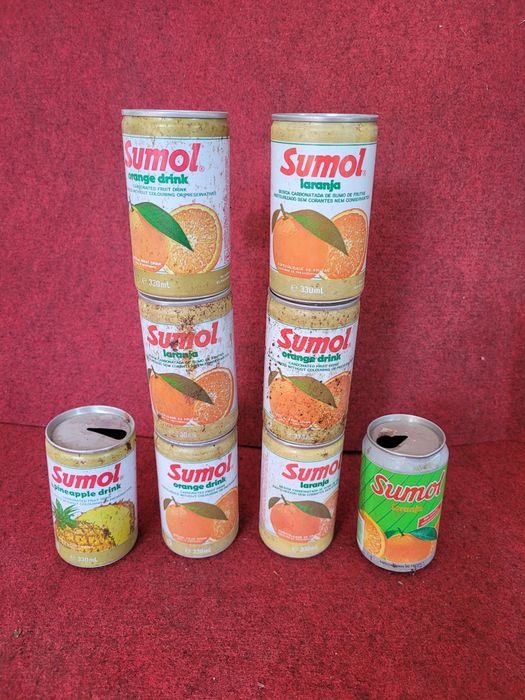 Latas Antigad coca cola Sumol Fanta sagres super etc