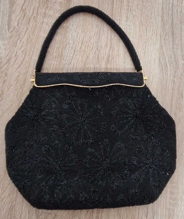 Pochete Bolsa Missangas Vintage de Cerimónia