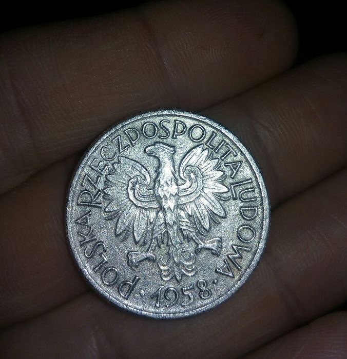 Moneta 2 zł 1958 r. JAGODY PRL