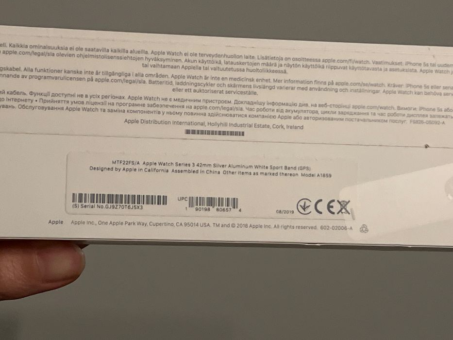 Apple Watch 3 серія годинник епл воч 42