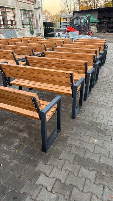 Nogi stalowe do ławki