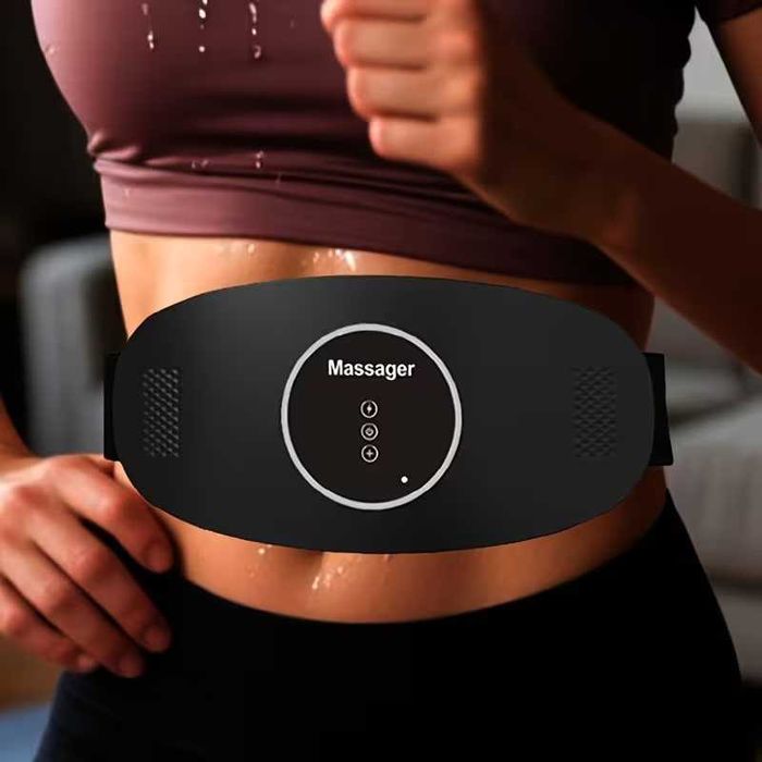 Eletroestimulador. Massagem. LED, 9 níveis de intensidade. USB. Novo.