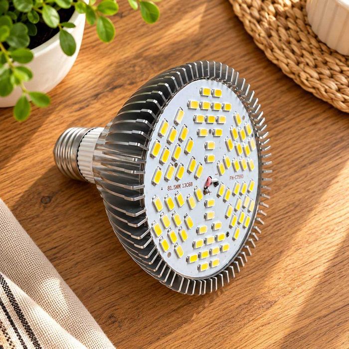 Żarówka LED Grow Light Full Spectrum E27 50W do uprawy roślin