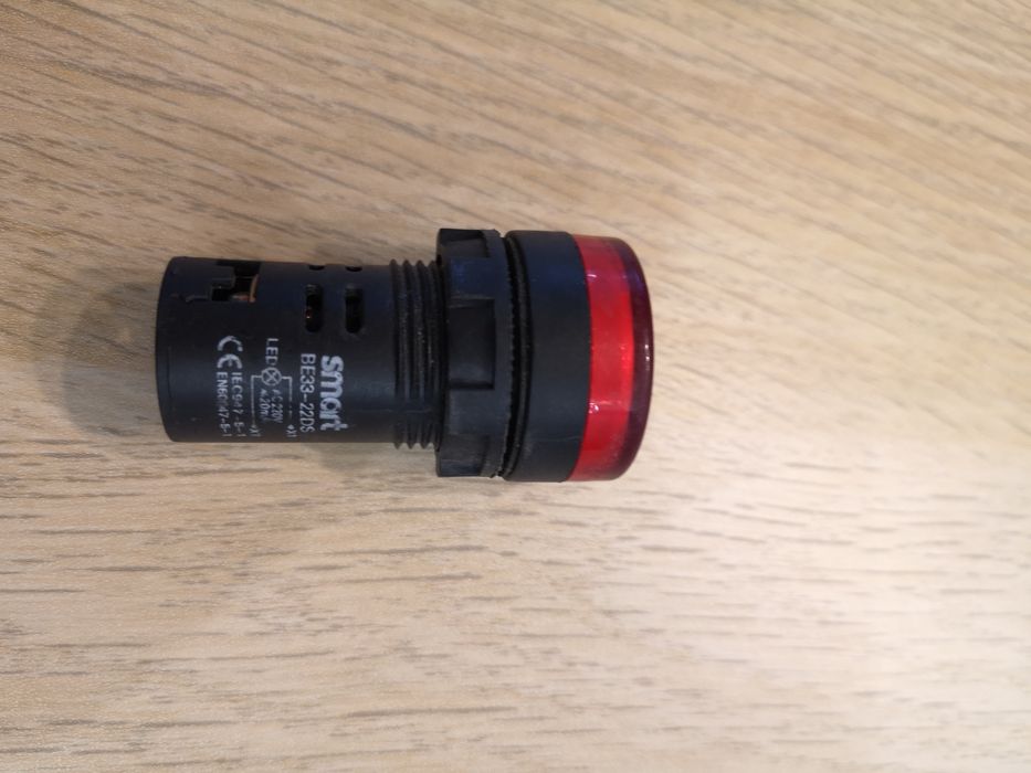 Lampka LED czerwona 230V BE33-22DS Smart