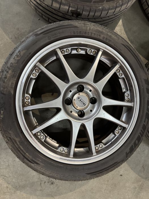 Диски 4х100 R17 DOTZ + гума літо 205/50 r17