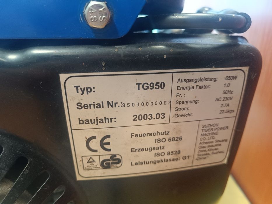 Okazja !Agregat Pądotwórczy TG950 / Sklep Wieluń