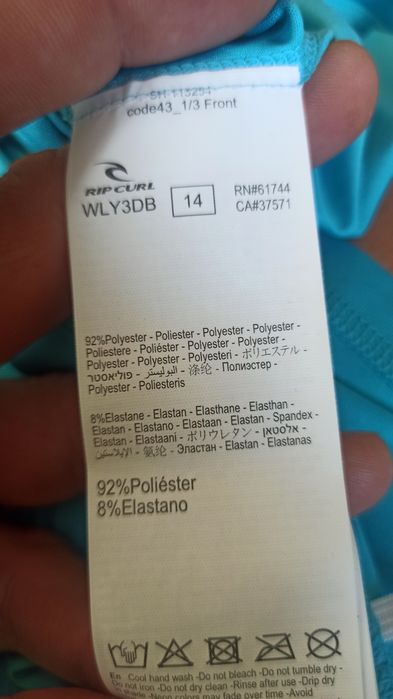 Koszulka do sportów wodnych firmy RIP Curl. Damska